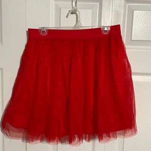 Womens red tutu
